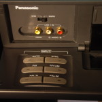 Panasonic AG-W3 World VCR-Input Standard selection panel