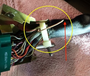 Broken wire on connector